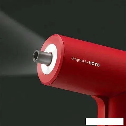 Электроотвертка HOTO Electric Screwdriver Gun QWLSD008 (красный)