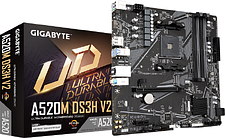Материнская плата Gigabyte A520M DS3H V2 (rev. 1.0) Материнская плата Gigabyte A520M DS3H V2 (rev. 1.0)