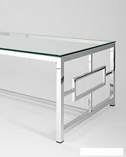 Журнальный столик Stool Group Бруклин 120x60 ECT-013 (прозрачное стекло/сталь серебристый) Журнальный столик Stool Group Бруклин 120x60 ECT-013 (прозрачное стекло/сталь серебристый)