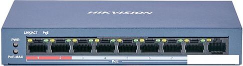 Неуправляемый коммутатор Hikvision DS-3E0109P-E/M(B)