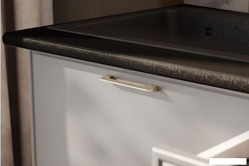 Готовая кухня Mio Tesoro Адель 2.0м (белый/нео/черный)