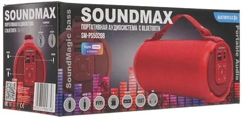 Беспроводная колонка Soundmax SM-PS5020B (красный)
