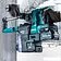 Перфоратор Makita HR001GM201 (с 2-мя АКБ, кейс)