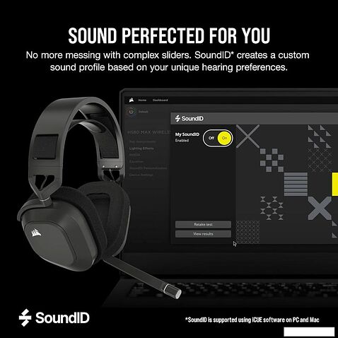 Наушники Corsair HS80 Max (темно-серый)