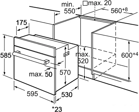 Духовой шкаф ZorG Technology BE6 RST BL