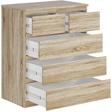 Комод Mio Tesoro Мальта 5 ящиков 80x99 2.05.02.080.3 (дуб сонома) Комод Mio Tesoro Мальта 5 ящиков 80x99 2.05.02.080.3 (дуб сонома)