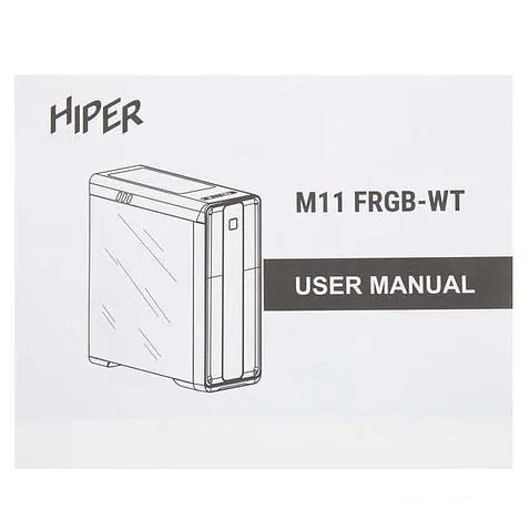 Корпус Hiper M11 FRGB-WT