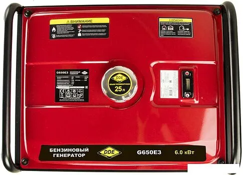 Бензиновый генератор DDE G650E3