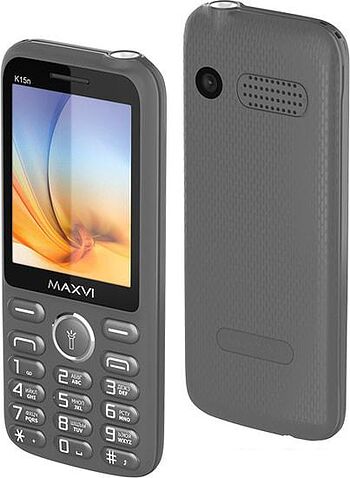 Мобильный телефон Maxvi K15n (серый)