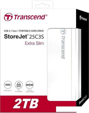 Внешний накопитель Transcend StoreJet 25C3S TS2TSJ25C3S 2TB