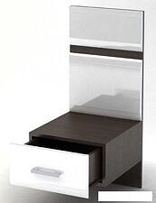 Тумба Стендмебель Вегас ТБ 2 (белый глянец-венге)