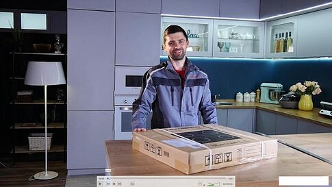 Варочная панель MAUNFELD AVI6044SSFBK