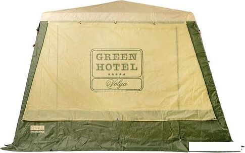 Тент-шатер Camping World Green Hotel Volga 138199 (зеленый/бежевый)