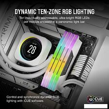 Оперативная память Corsair Vengeance RGB 2x16ГБ DDR5 6400 МГц CMH32GX5M2B6400C36W Оперативная память Corsair Vengeance RGB 2x16ГБ DDR5 6400 МГц CMH32GX5M2B6400C36W