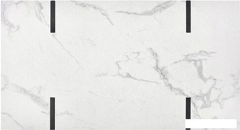 Журнальный столик Halmar Blanca 110x60x43 (белый мрамор/черный)