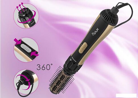 Фен-щетка VLK Style 150 (черный/золото)