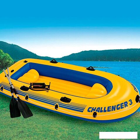 Гребная лодка Intex Challenger 3 Set (Intex-68370)