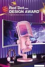 Проводной микрофон FIFINE TAM6 (розовый)