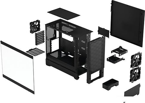 Корпус Fractal Design Pop Air Black TG Clear Tint FD-C-POA1A-02