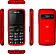 Кнопочный телефон Digma Linx S220 (красный)