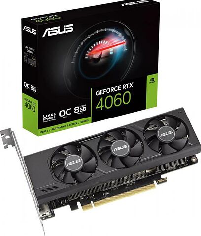 Видеокарта ASUS GeForce RTX 4060 LP BRK OC Edition 8GB GDDR6 RTX4060-O8G-LP-BRK