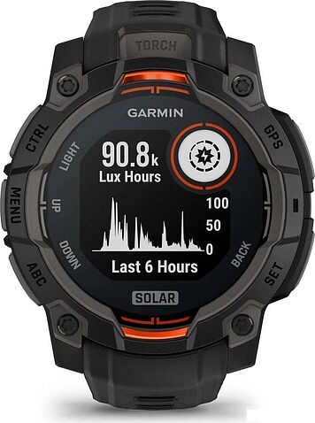 Умные часы Garmin Instinct 3 Solar 45 мм (черный)