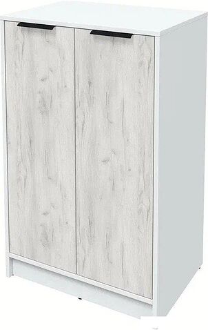 Тумба Интерлиния Концепт КТ-Т64 (дуб белый/белый платинум)