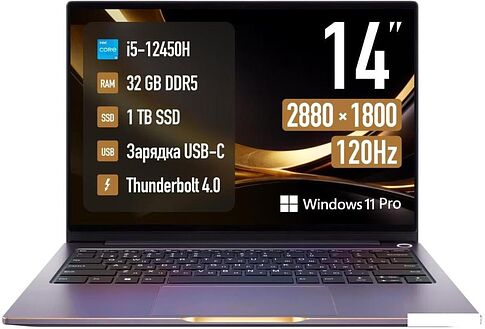Ноутбук Machcreator Prime X14 Pro JJ00G100FRU