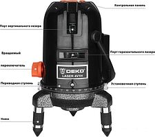 Лазерный нивелир Deko LL57GA Set2 065-0295