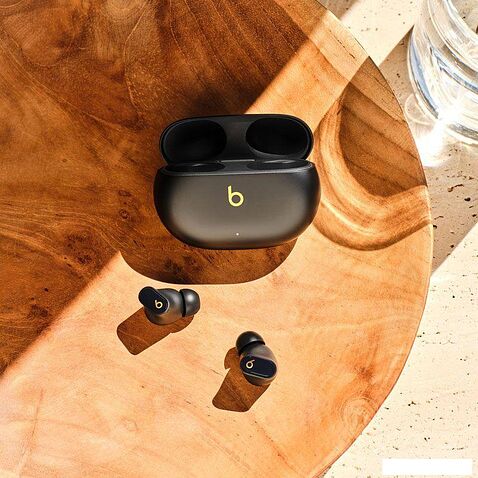 Наушники Beats Studio Buds+ (черный/золотистый)