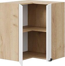 Шкаф навесной Трия Лорас 1В6УП (дуб крафт золотой/холст белый)