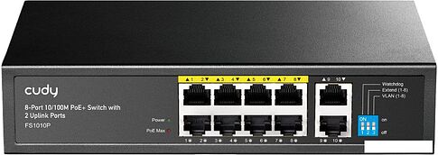 Неуправляемый коммутатор Cudy FS1010P 3.0