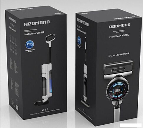 Вертикальный пылесос с влажной уборкой Redmond VH1312