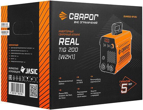 Сварочный инвертор Сварог Real TIG 200 (W2K1)