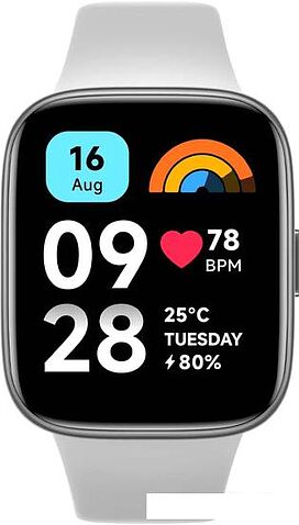 Умные часы Xiaomi Redmi Watch 3 Active (серый, международная версия)