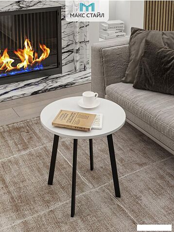 Журнальный столик Макс Стайл СтЖ-525-4 (белый)