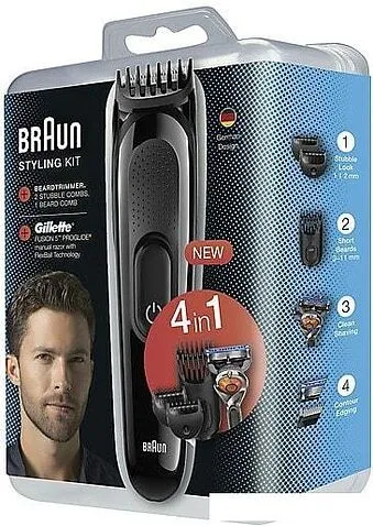 Машинка для стрижки Braun Styling Kit SK3000