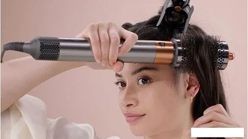 Фен-стайлер Dyson HS05 Airwrap Complete Long 453660-01 (евровилка, никель/медный)