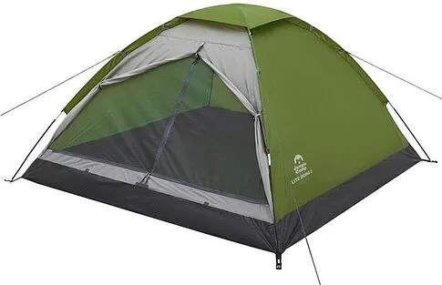Треккинговая палатка Jungle Camp Lite Dome 2 (зеленый/серый)
