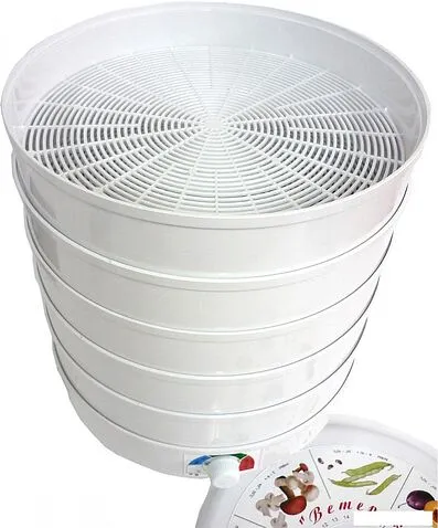 Сушилка для овощей и фруктов Спектр-Прибор Ветерок ЭСОФ2-0.5/220 (5 поддонов, белый)