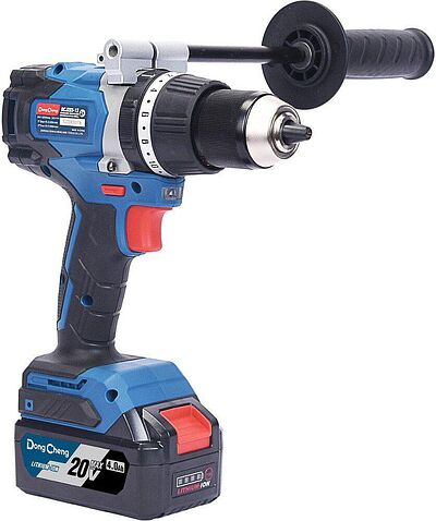 Ударная дрель-шуруповерт DongCheng DCJZ03-13 Type FK (с 2-мя АКБ, кейс)