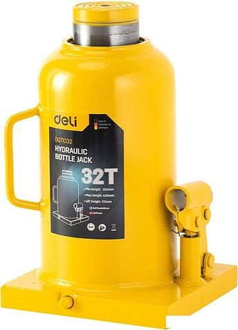 Бутылочный домкрат Deli DQ71032 32т