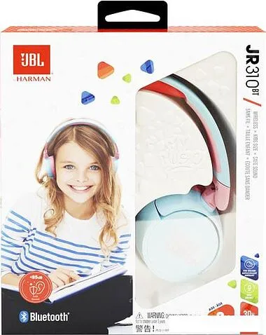 Наушники JBL JR310BT (синий/розовый)