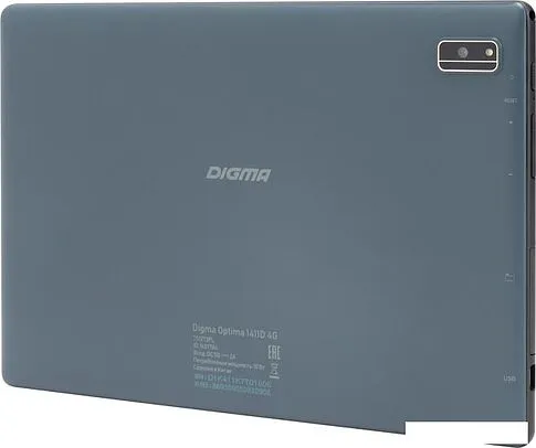 Планшет Digma Optima 1411D 4G (серый)
