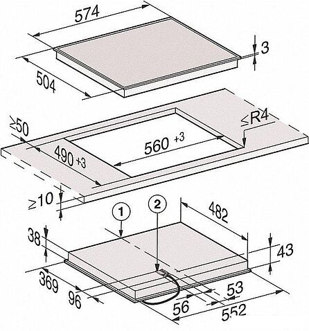 Варочная панель Miele KM 6520 FR