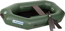 Гребная лодка Лоцман Гребная стандарт ЛС-200 ГР (зеленый)