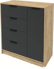 Тумба Интерлиния Концепт КТ-Т90 (антрацит/дуб золотой)