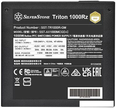 Блок питания SilverStone Triton 1000Rz SST-TR1000R-GM