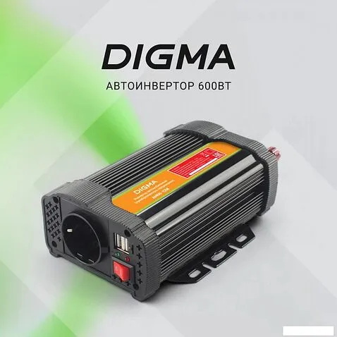 Автомобильный инвертор Digma AI600-12W