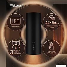 Кухонная вытяжка Weissgauff TUBUS 90 Black Edition (2025)